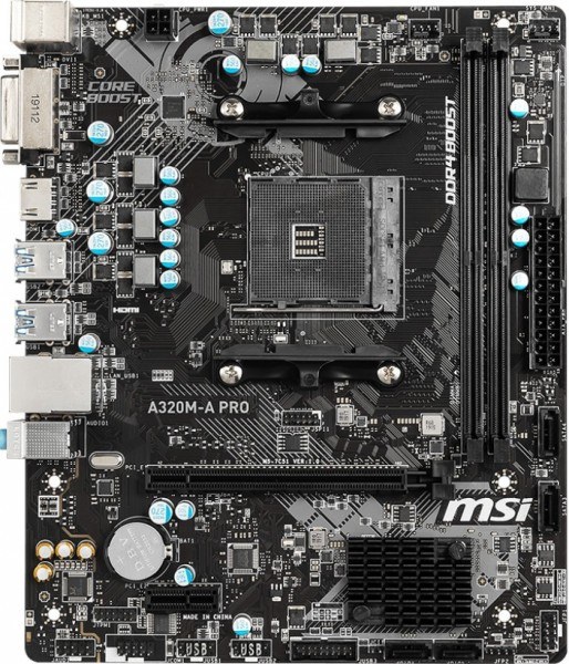 MSI A320M-A PRO AM4 Soket Anakart