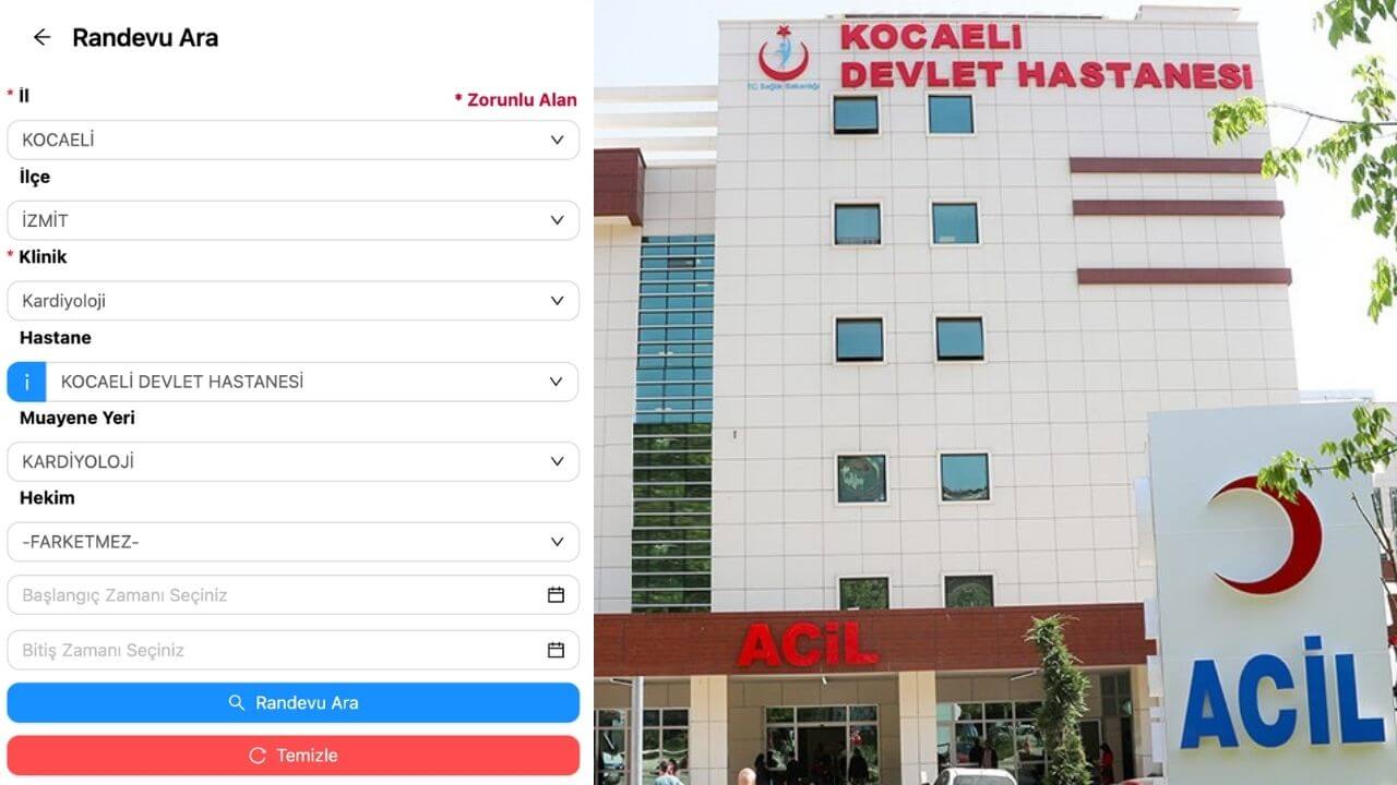 Kocaeli Devlet Hastanesi Online Randevu 2023